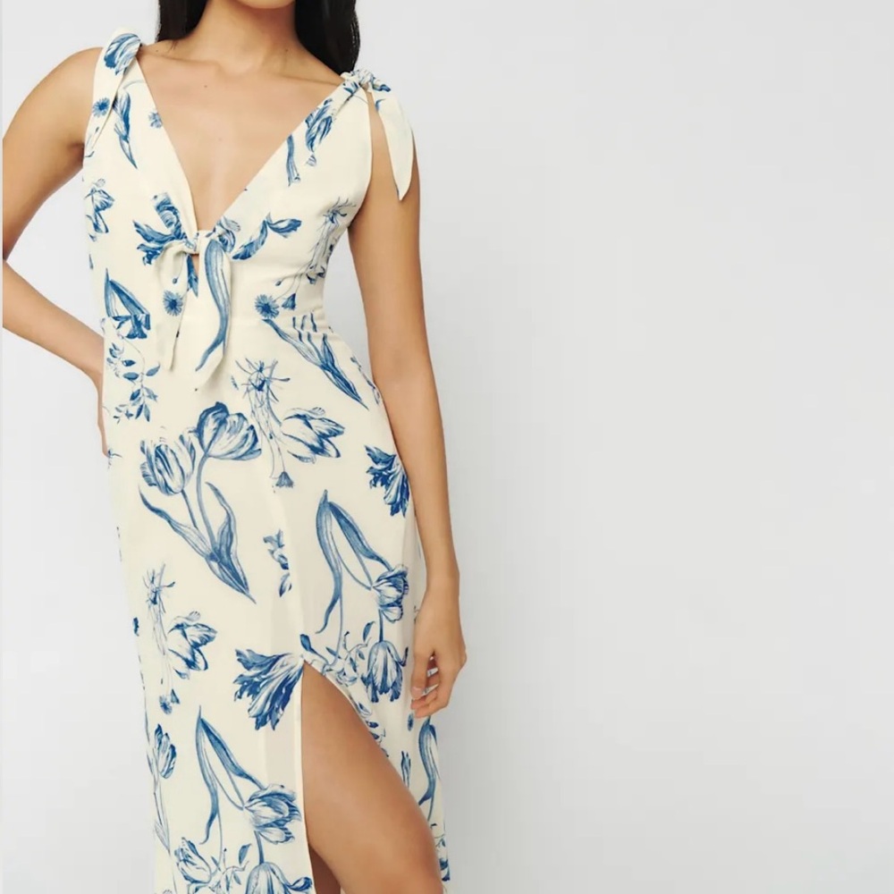 Reformation Harper dress in “Lisse” color - Picture 4 of 13